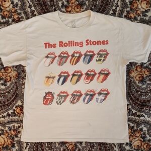 The Rolling Stones — 2015 North America Zipcode Tour Tee Size Large